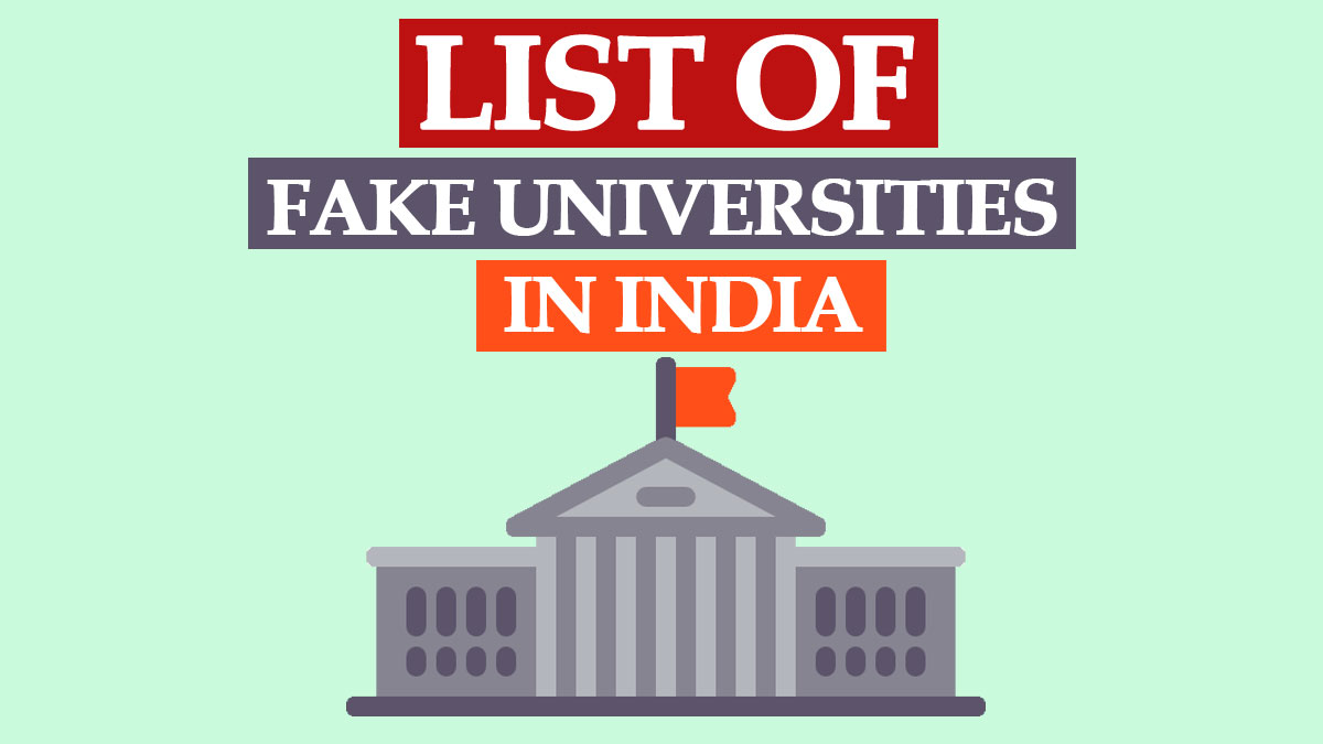 UGC Fake University List