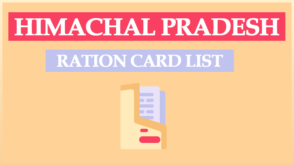 Himachal Pradesh Ration Card List
