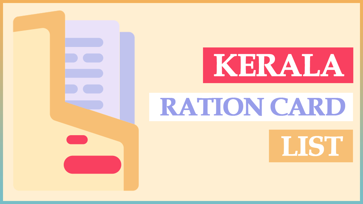 Kerala Ration Card List