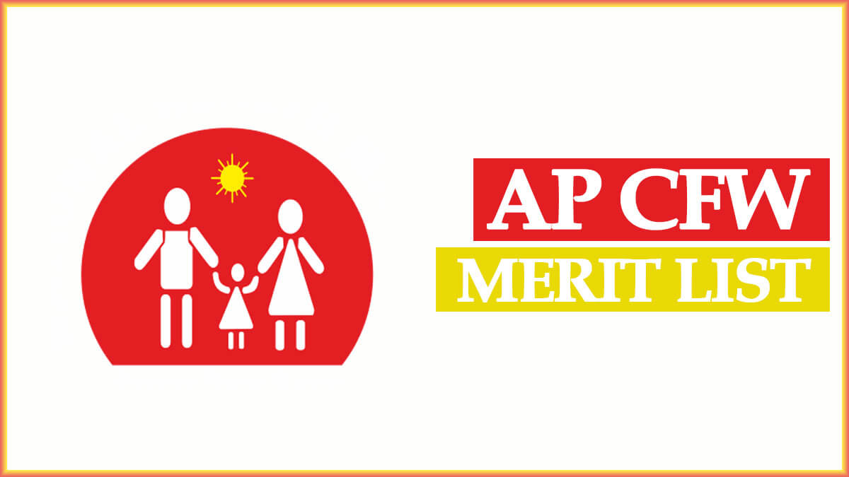 cfw.ap.nic.in Merit List 2022 PDF | Andhra Pradesh MLHP Merit List PDF