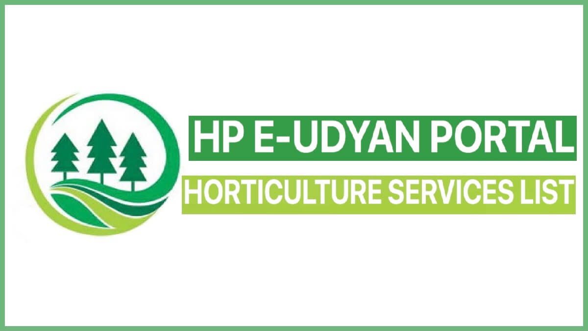 Citizen Services List at eudyan.hp.gov.in Portal