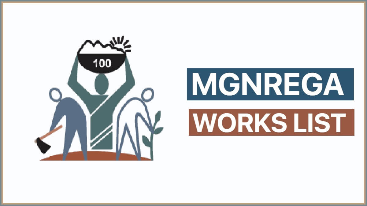 MGNREGA Works List 2022 and Download NREGA Job Card List PDF All States
