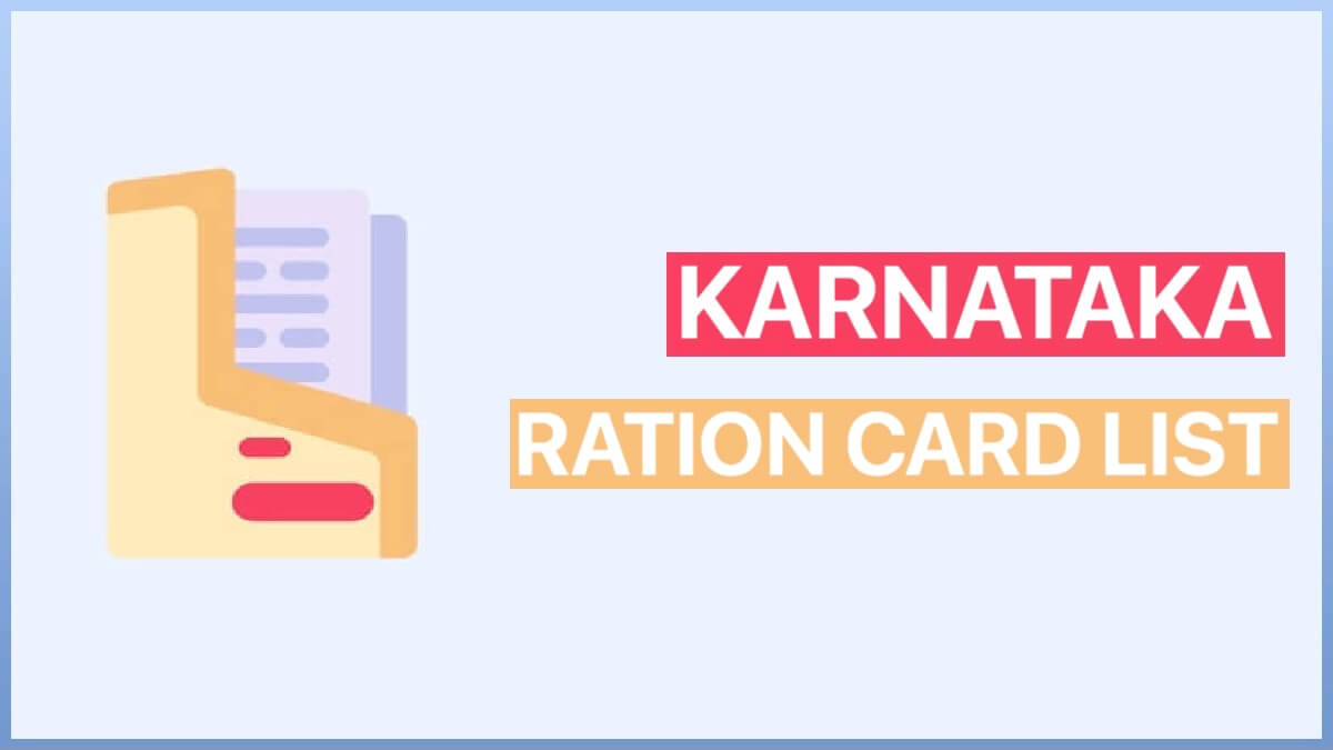 Karnataka New Ration Card List 2022 Village Wise Download at ahara.kar.nic.in