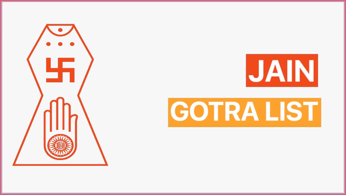 Jain Gotra List | Jain Caste and Surnames List PDF