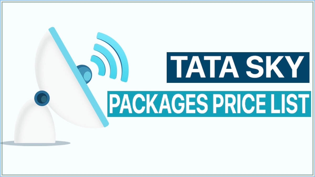 Tata Sky Packages Price List 2022 PDF | Tata Play Recharge Plan 2022 List