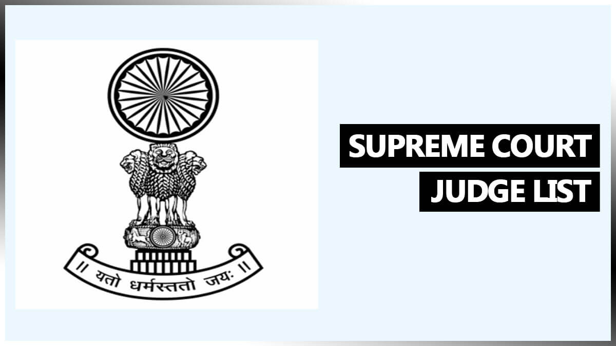 Supreme Court Judge List 2022 with their Term of Office