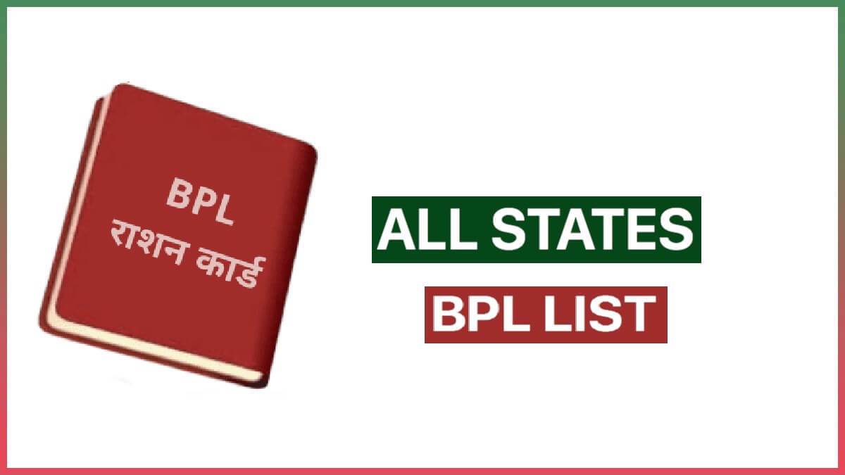 State Wise Updated New BPL List 2022