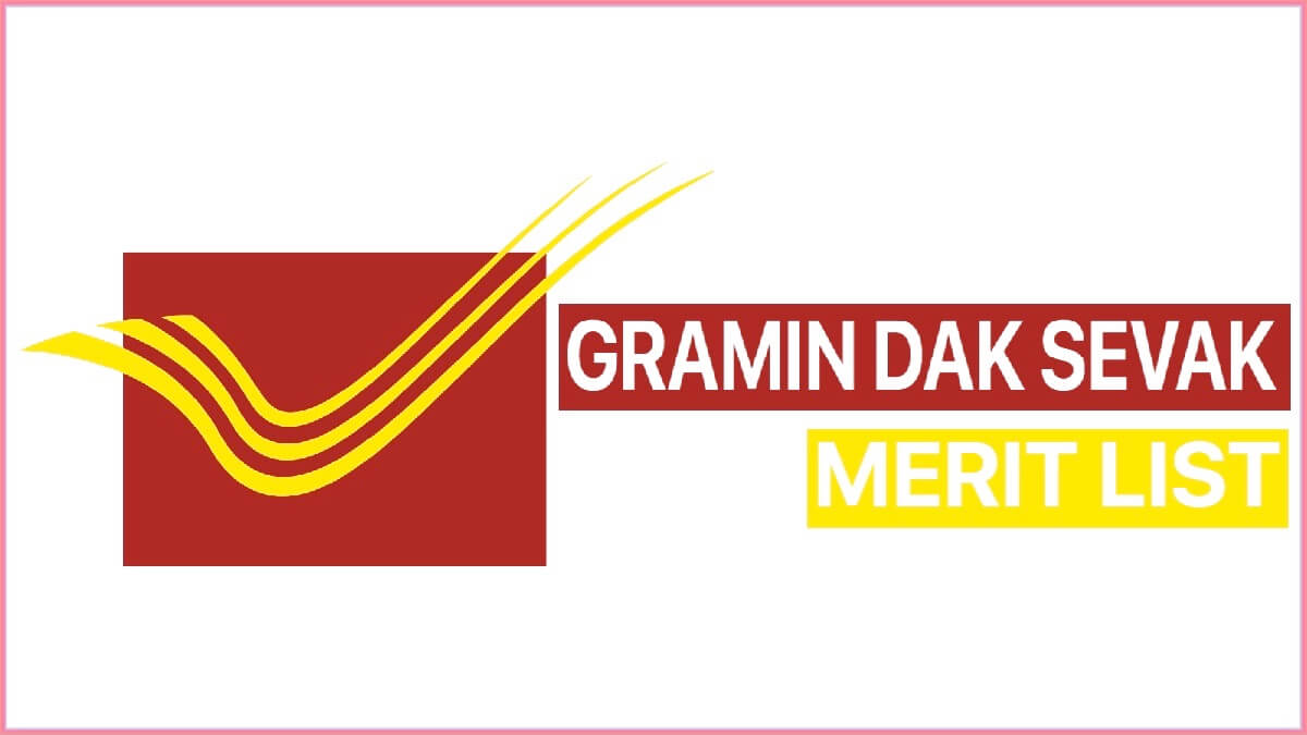 India Post GDS (Gramin Dak Sevak) Result 2022 & Final Merit List of 38,926 Vacancies