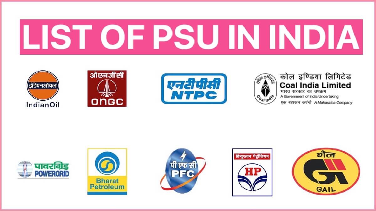 List of all PSU in India 2022 with All Details of Public Sector Undertaking