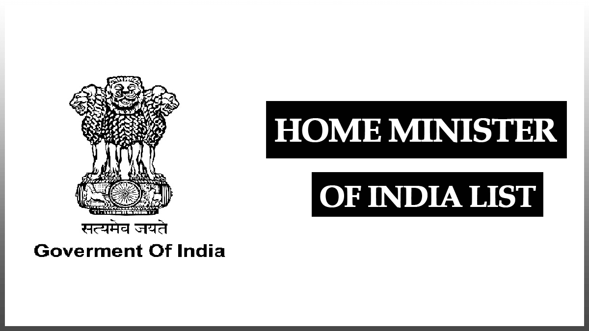 Home Minister of India