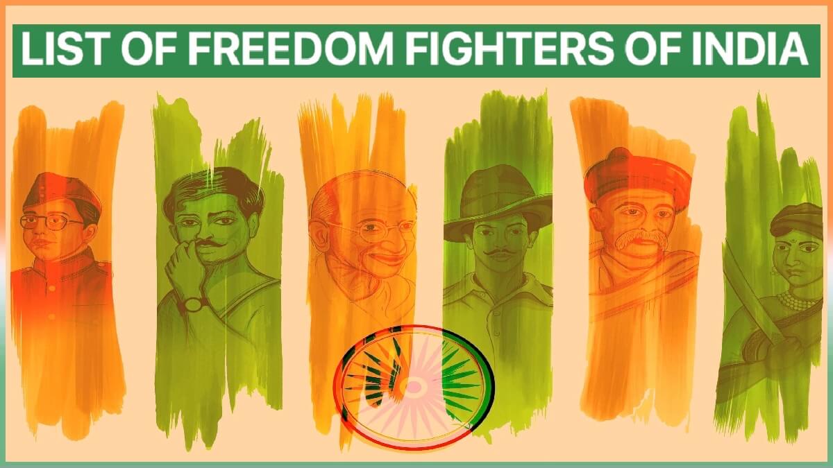 List of Freedom Fighters of India